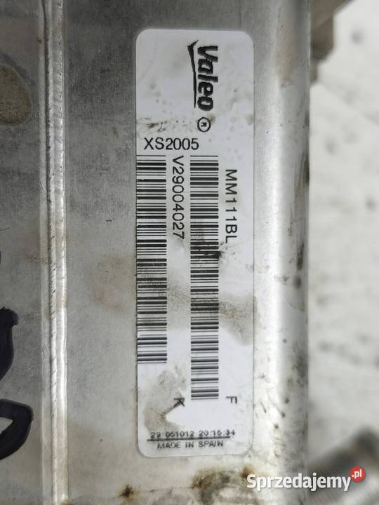 CHŁODNICA SPALIN 20 TDCI Ford Focus Mk3 20102019 Rok produkcji 2012 sprzedam