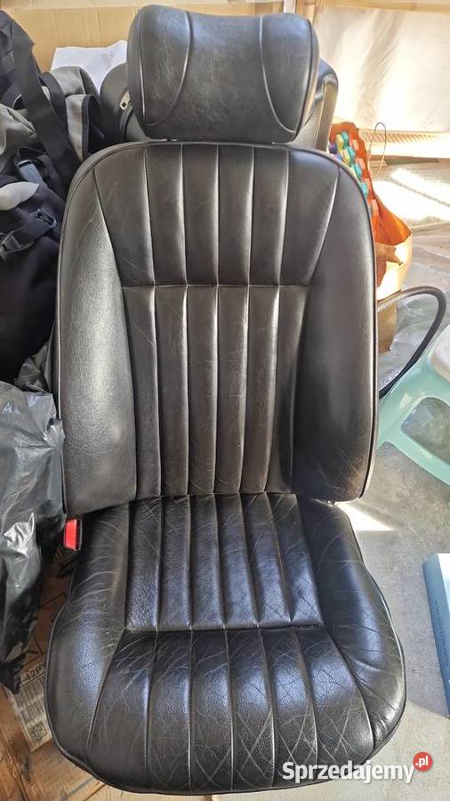 Jaguar XJ40 XJ12 XJ6 fotele kanapa czarne Słupca