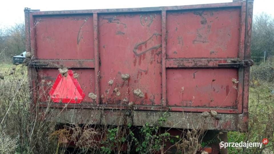 Przyczepa wywrot 3stronny nieuszkodzony łódzkie Kutno