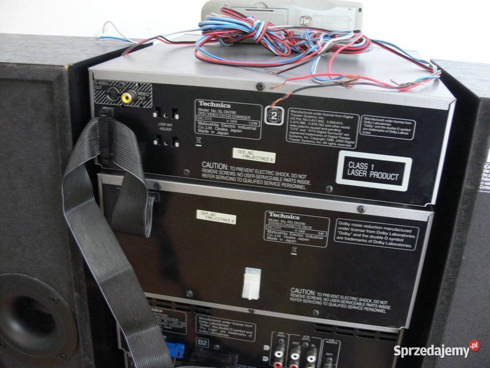 Wieża Technics SCDV290 pilot kolumny Mocna Jasło