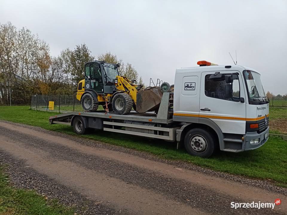 Pomoc drogowa Autolaweta Laweta Transport Maszyn Łódź