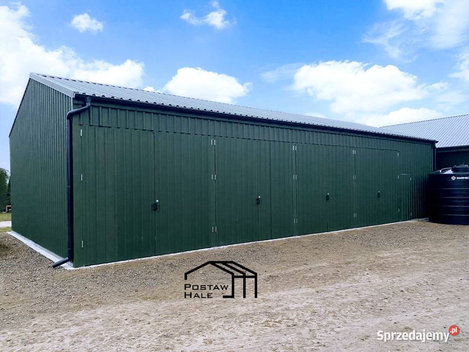 Wiata hala stalowa otwarta lekka konstrukcja Opole Lubelskie