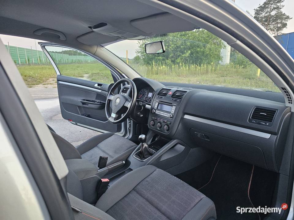 Vw golf 5 16mpi GOAL srebrny Łódź
