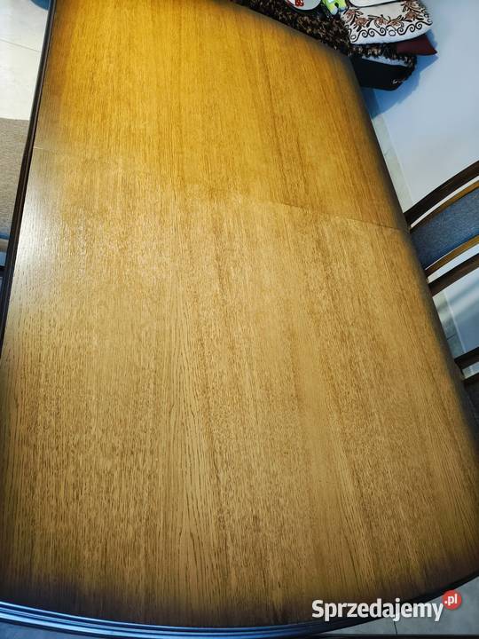 Rozkładany drewniany stół6 krzeseł Tarnobrzeg