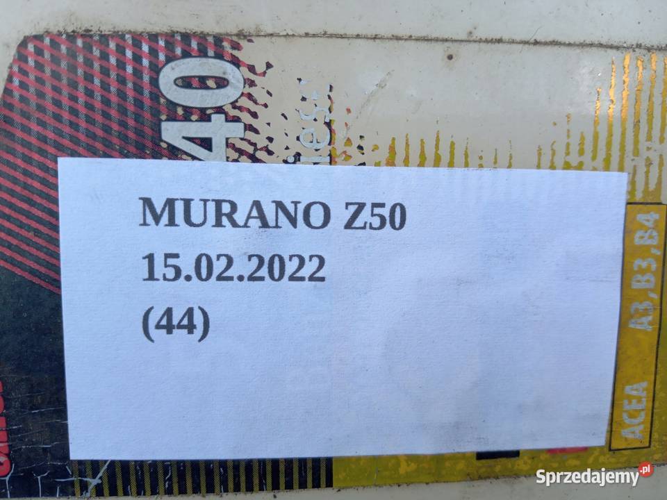 ZBIORNIK WYRÓWNAWCZY ZBIORNICZEK NISSAN MURANO wielkopolskie Nowy Tomyśl
