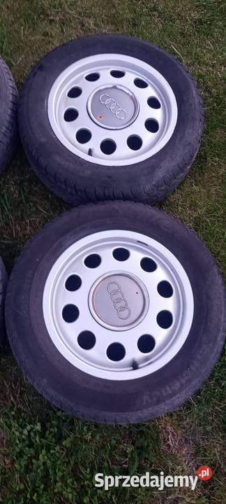 Koła oryginalne alufelgi 15 z oponami do Audi A3 kujawsko-pomorskie Brodnica