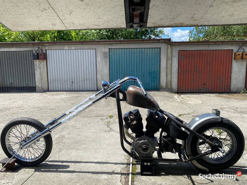 HarleyDavidson Shovelhead szwedzki chopper SAM Katowice