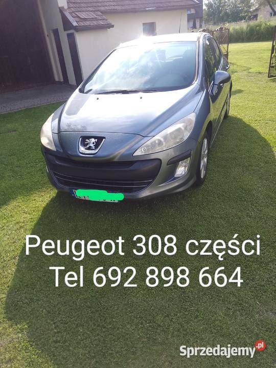 Peugeot 308 t7 części Rok produkcji 2008 Tarnów