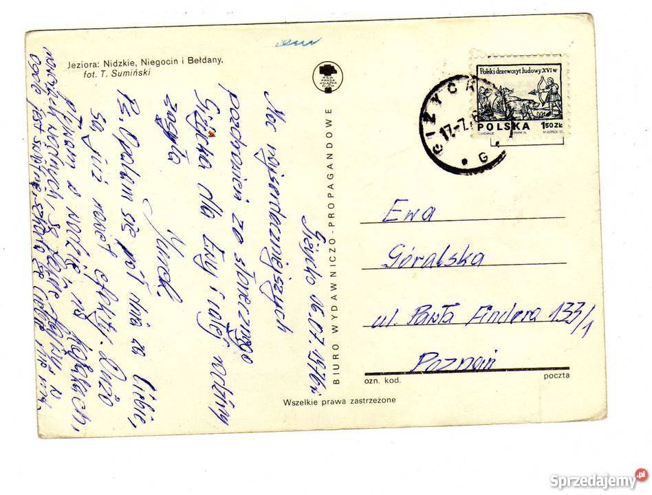 JEZIORO NIDZKIE NIEGOCIN BEŁDANY Krynki