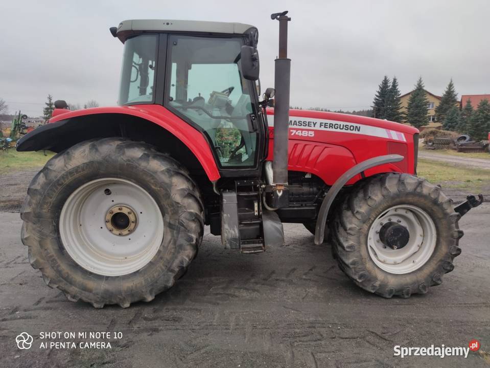 Massey Ferguson 7485 09r z Tuzem moc 170 silnik Czersk
