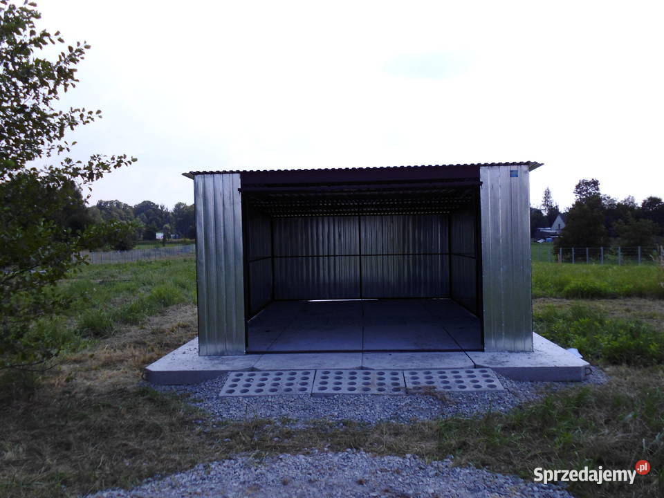 Garaż blaszany 4x5 ocynk Gliwice