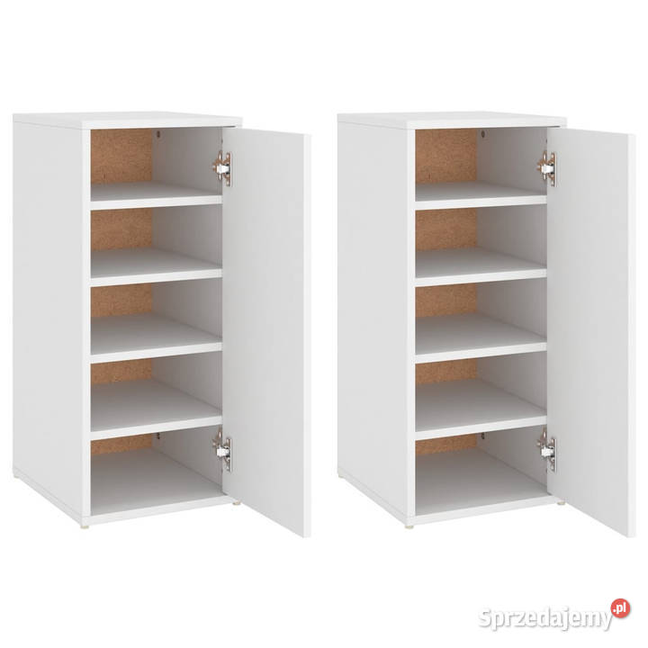 Szafki na buty 2 białe 32x35x70 WM808955 Warszawa