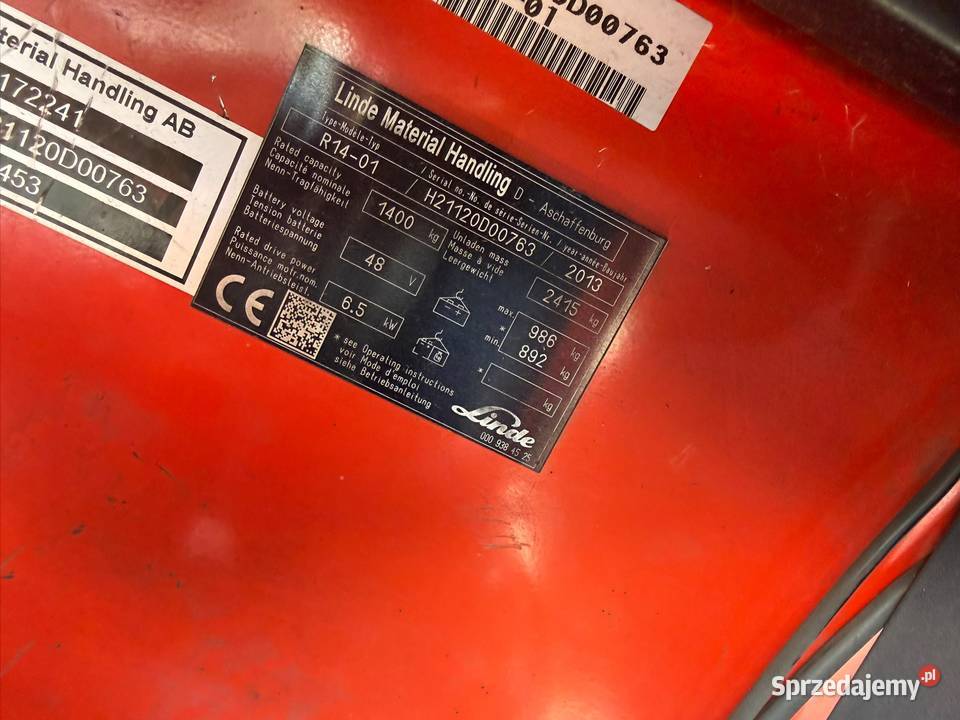 LINDE R14 Obudowa panelu sterującego 11204381802 Antonie sprzedam