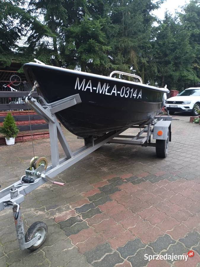 Łódź wędkarska wózek transportowy