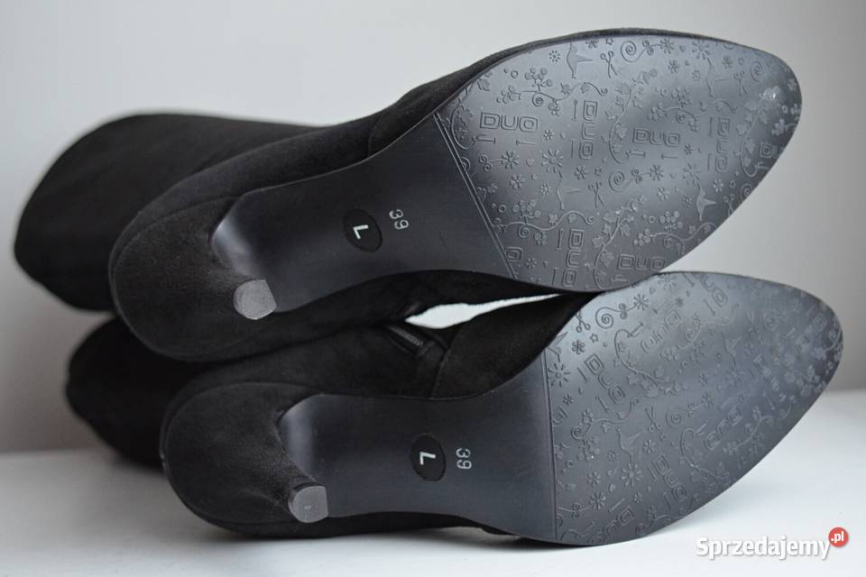 Kozaki DUO SZERSZA cholewka 41 naturalny zamsz podlaskie Białystok