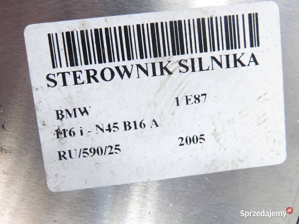 STEROWNIK BMW E87 116 i 0261209036 7550688 sprzedam