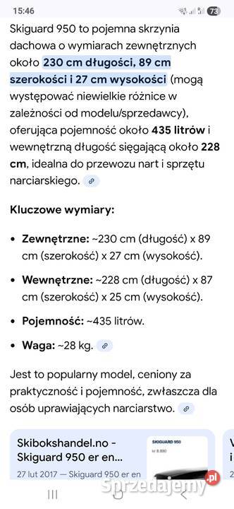 Skiguard 950 bagaznik dachowy