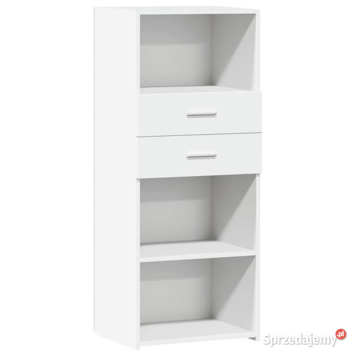 Wysoka szafka biała 50x425x124 materiał Pozostałe sprzedam