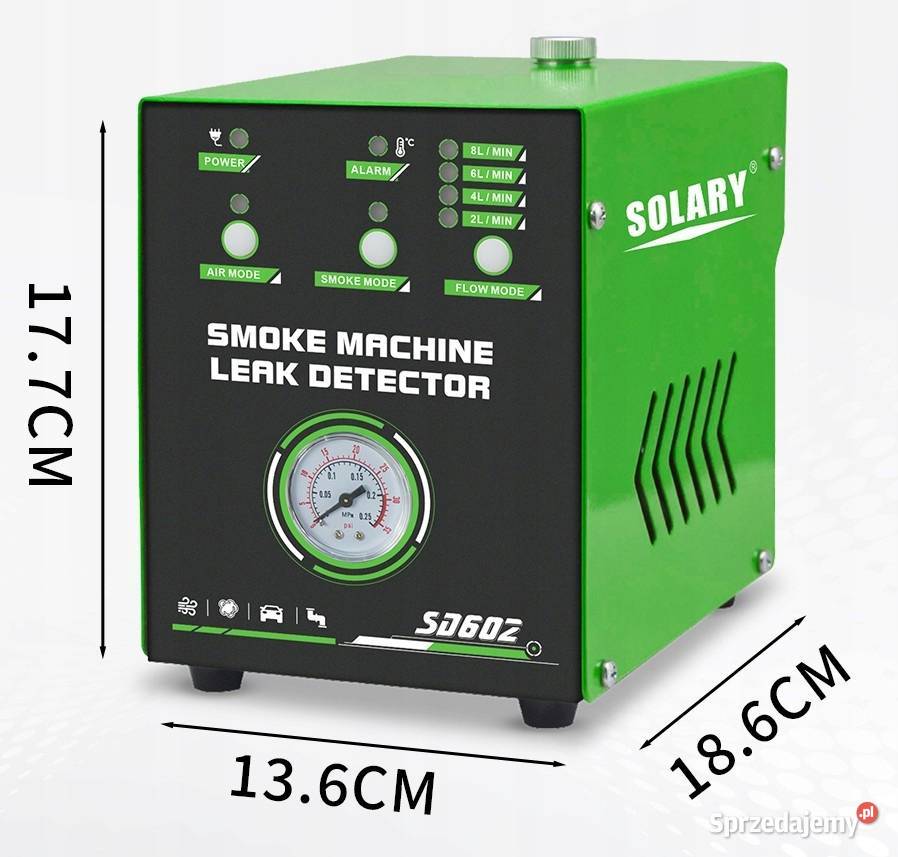 SOLARY SD602 GENERATOR DYMU TESTER SZCZELNOŚCI Gdańsk sprzedam