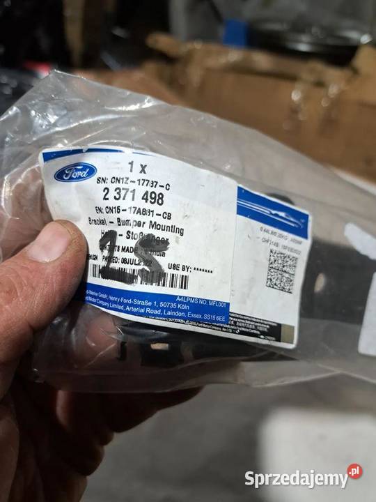 ślizg mocowanie zderzaka prawy Tył Ford Ecosport