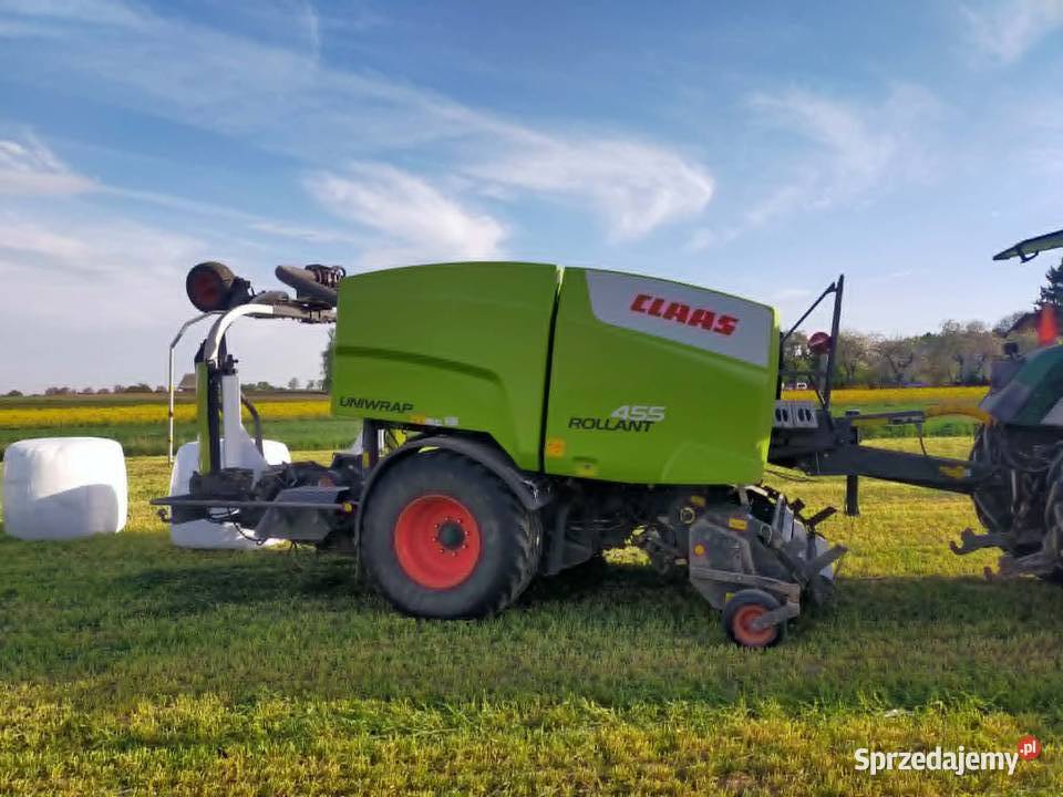 Prasoowijarka Claas Uniwrap 455 z MPS nie McHale łódzkie Piotrków Trybunalski