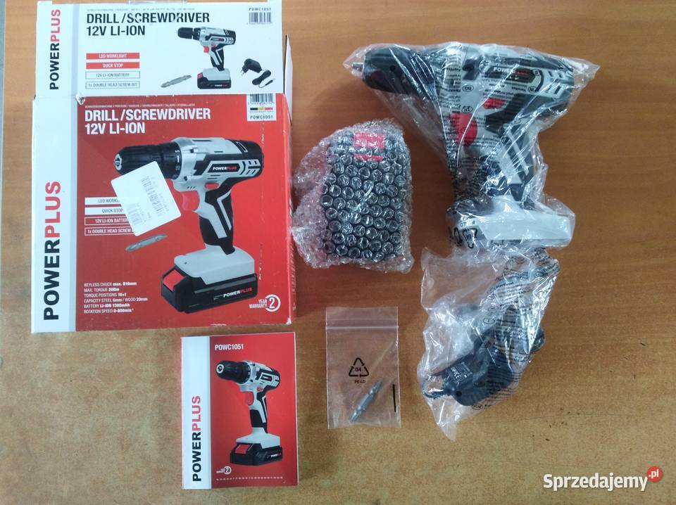 Wkrętarka 12V liion 13ah powerplus Trzcianne sprzedam