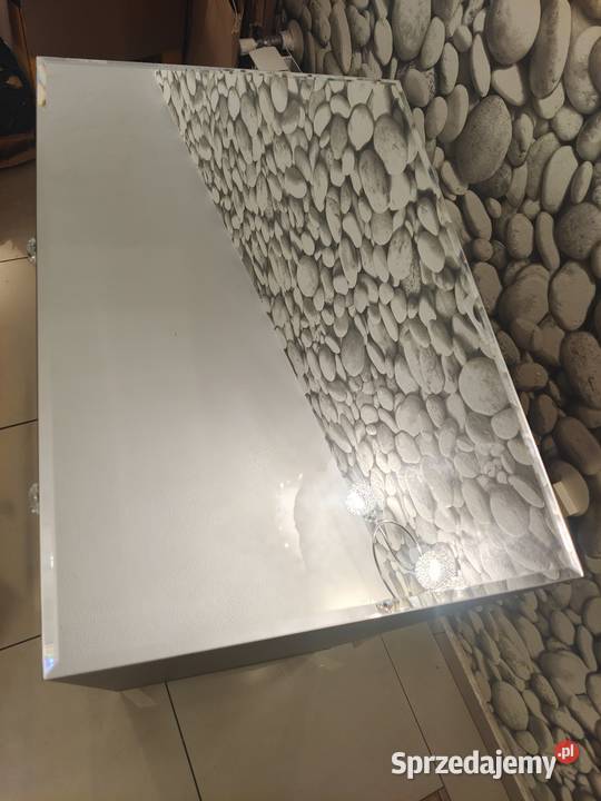 Komoda czarna Glamour lustrzana Nowy Sącz sprzedam