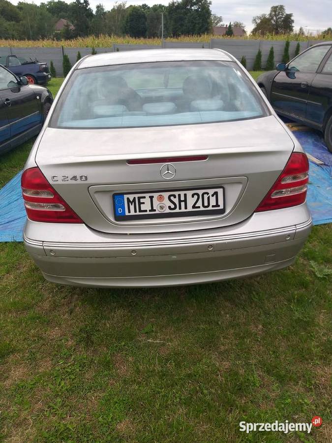 Mercedes w203 c240 caly na czesci zderzak osobowe opolskie Mikowice sprzedam
