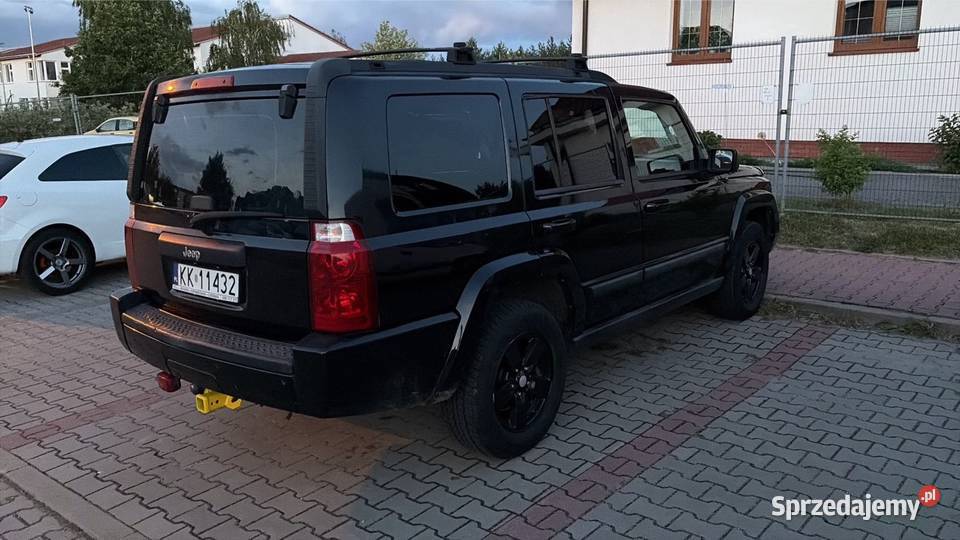 Jeep Commander 37l benzynagaz Hak 35 tony czarny Grodzisk Mazowiecki sprzedam