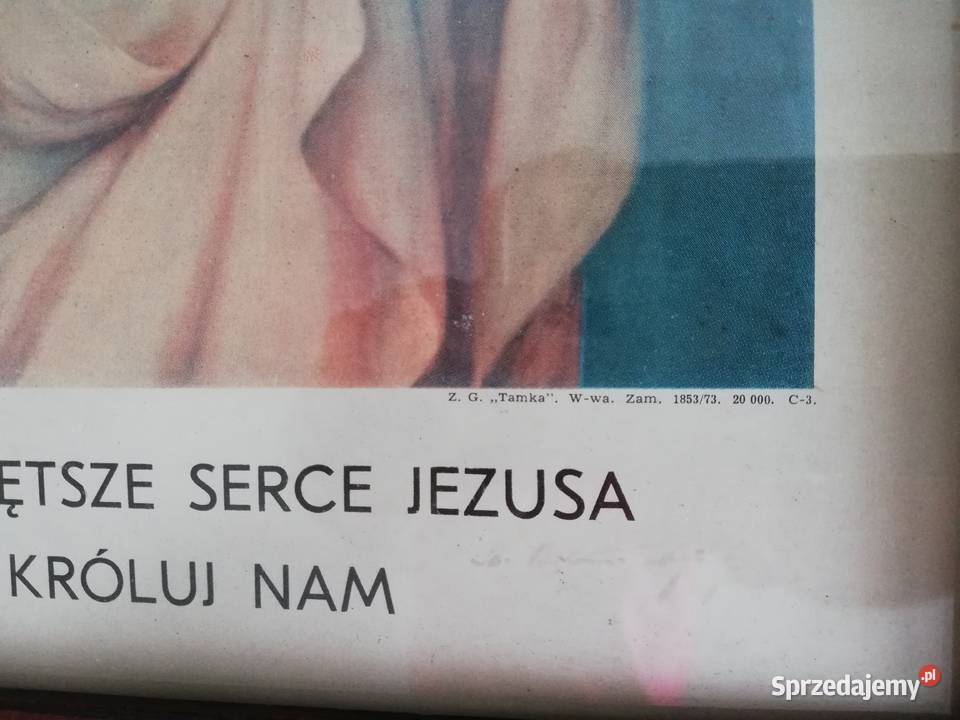 Najświętsze Serce Jezusa Króluj Nam 1973 Rama Katowice