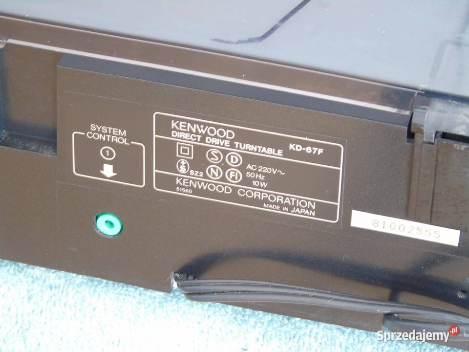 Gramofon tangencjalny Kenwood KD67F igła sprawny