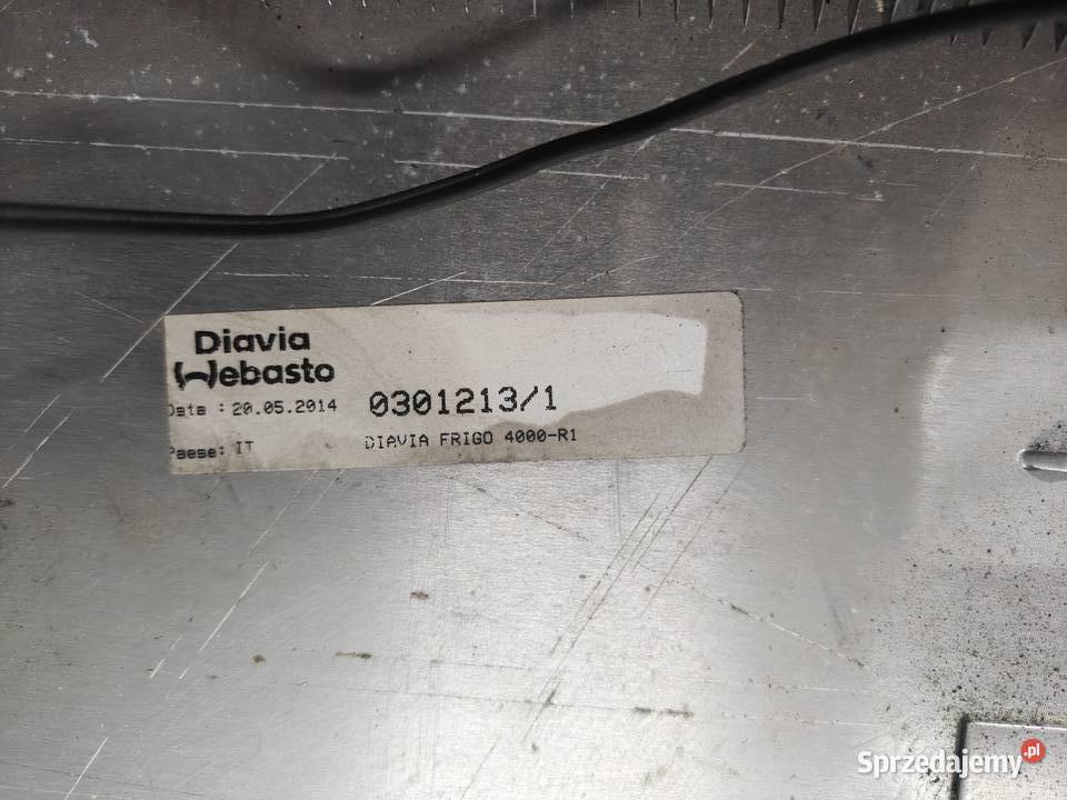 Webasto Diavia parownik chłodniczy Agregat R134a Pozostałe Łódź