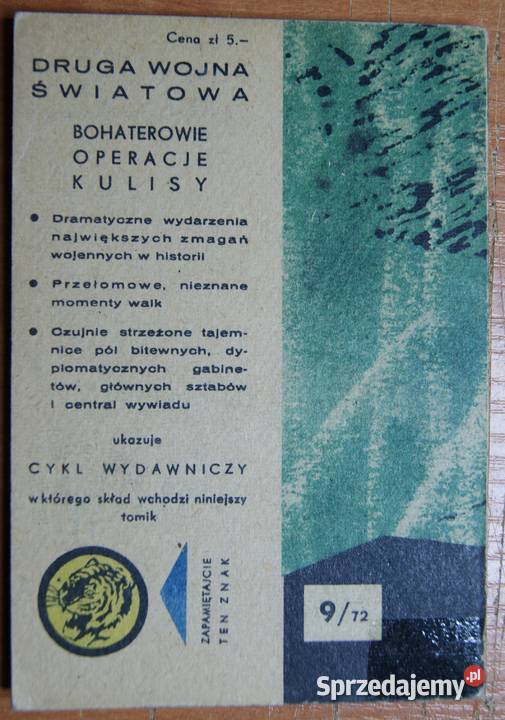 Żółty Tygrys Ostatni szwadron 972 Rok wydania 1972 Parczew