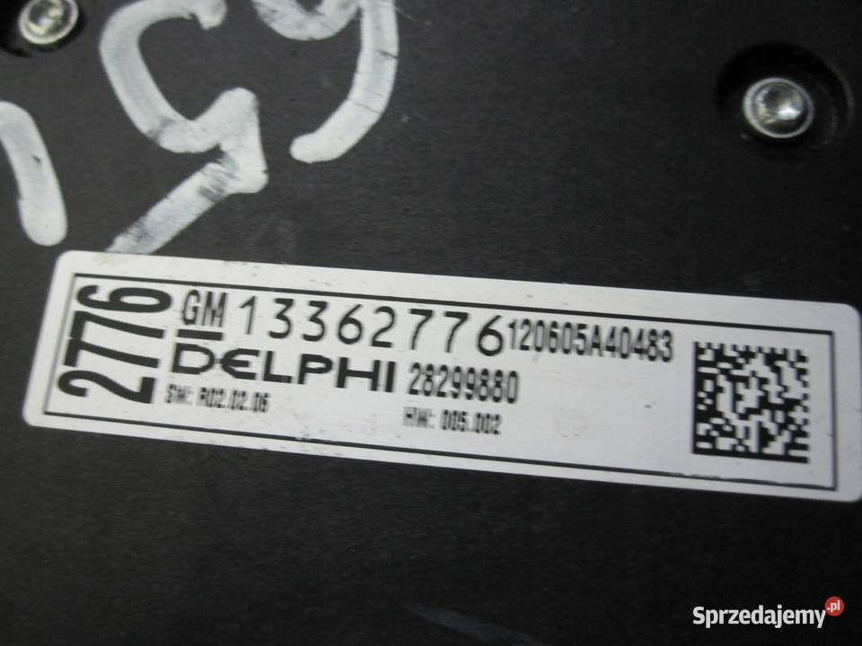 OPEL MERIVA B 12r panel radia 13362776 28299880