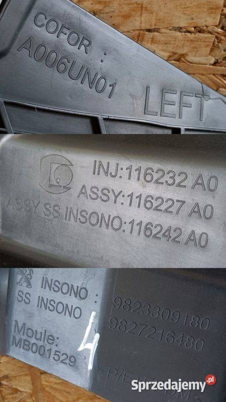 PEUGEOT 208 II 19 NADKOLE LEWY PRZÓD 9823309180 Pleszew sprzedam