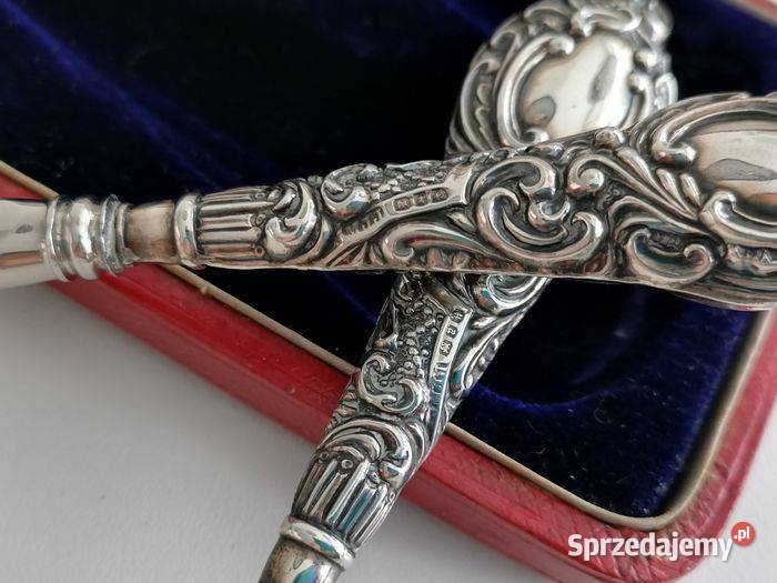 Wiktoriańska łyżka do butów i haczyk na guziki w Ciechanów