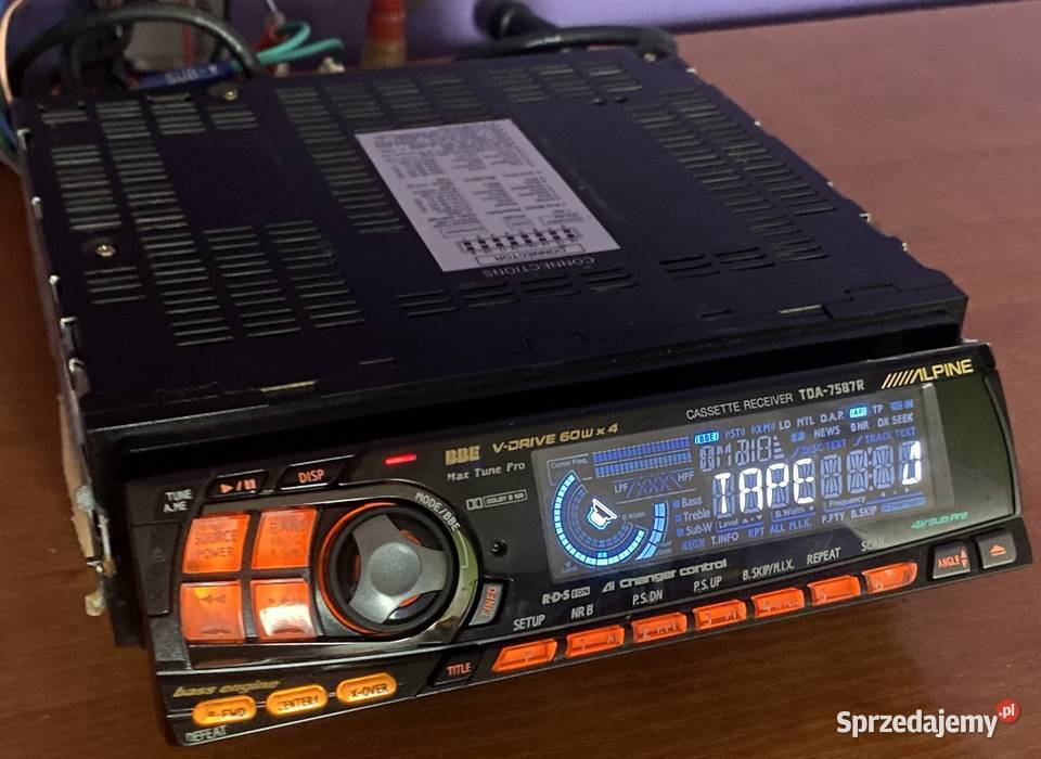 ALPINE TDA7587R I Kaseta I Winda I Oldschool I Kępno
