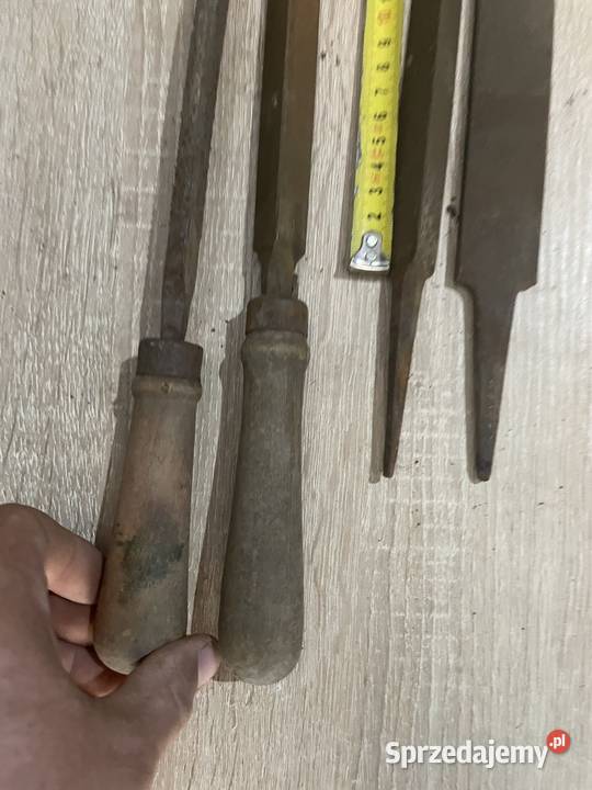 Pilniki ślusarskie pilnik zdzierał PRL stare