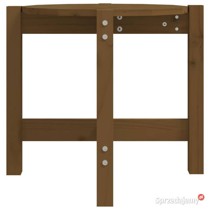 Stolik kawowy miodowy brąz 525x45 lite drewno Warszawa