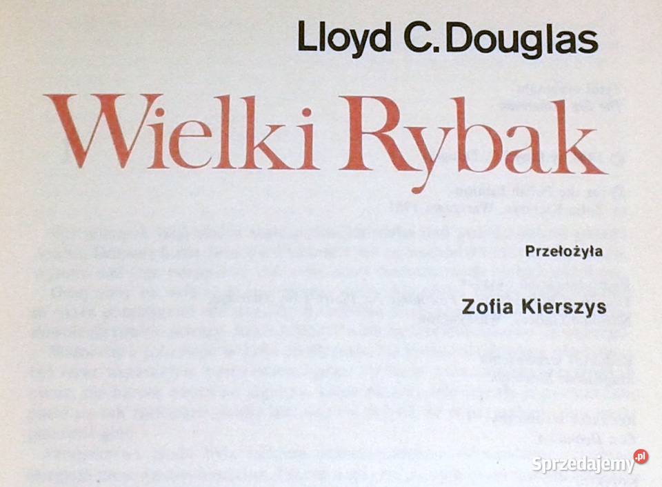 Wielki Rybak Lloyd C Douglas lubelskie Chełm