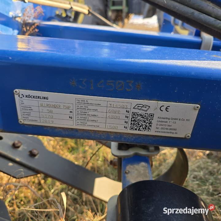 Agregat uprawowy Kverneland Rolnictwo opolskie Nysa