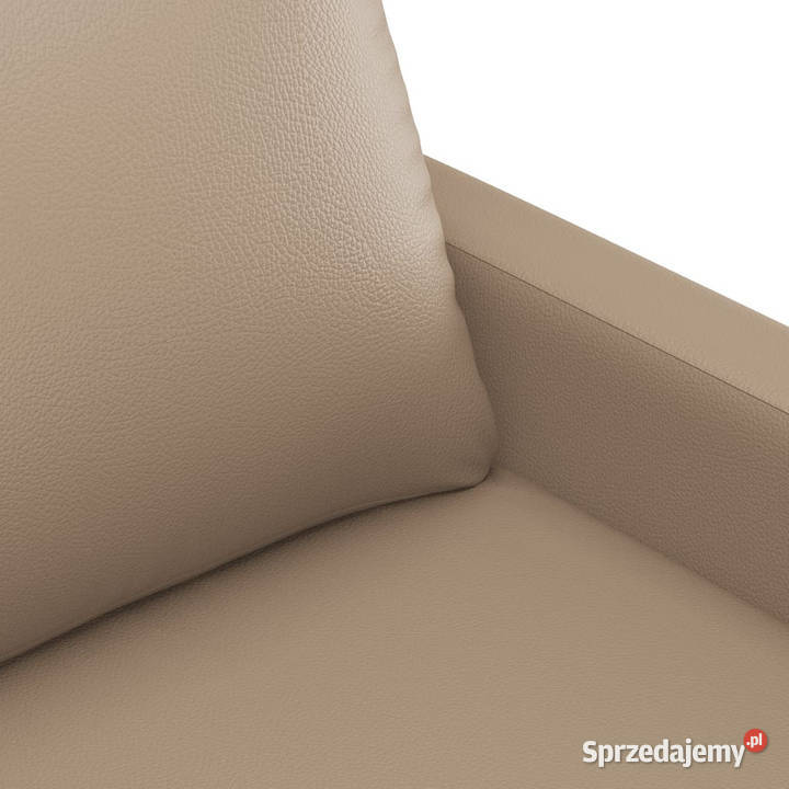 4osobowa sofa z poduszkami cappuccino sztuczna Warszawa