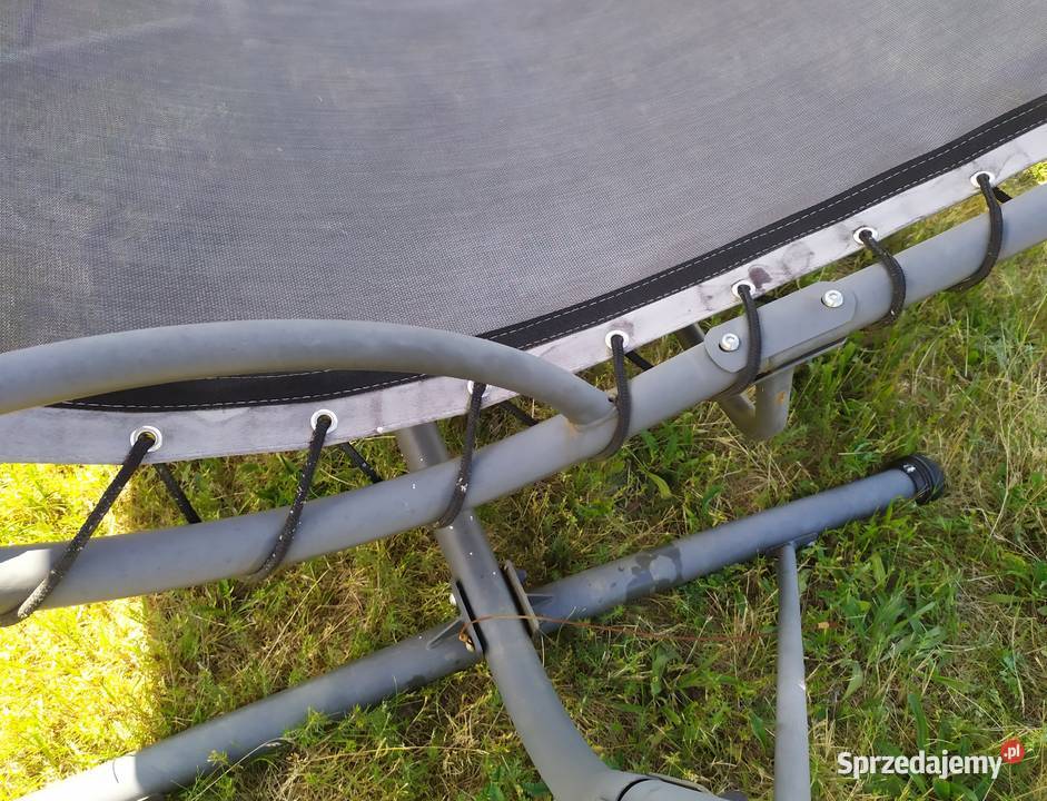 Hamak ogrodowy leżak wiszący na stelażu