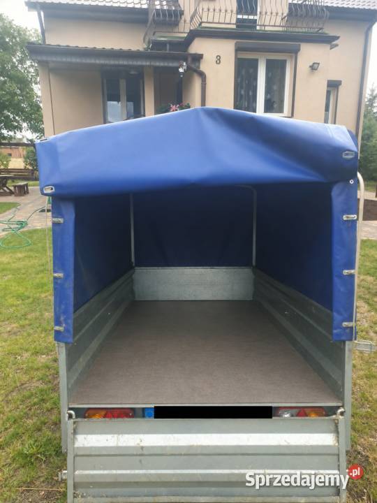 Przyczepka lekka TEMA BOX 2360 z plandeką DMC wielkopolskie Konin
