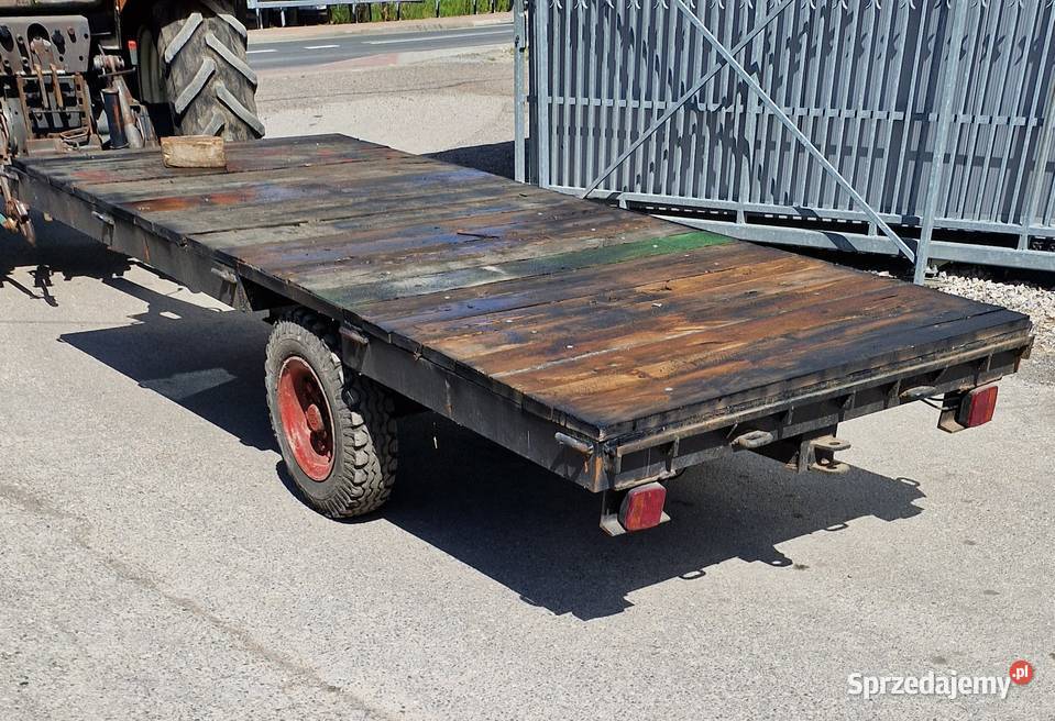 Przyczepa platforma na koparke laweta Łapczyca