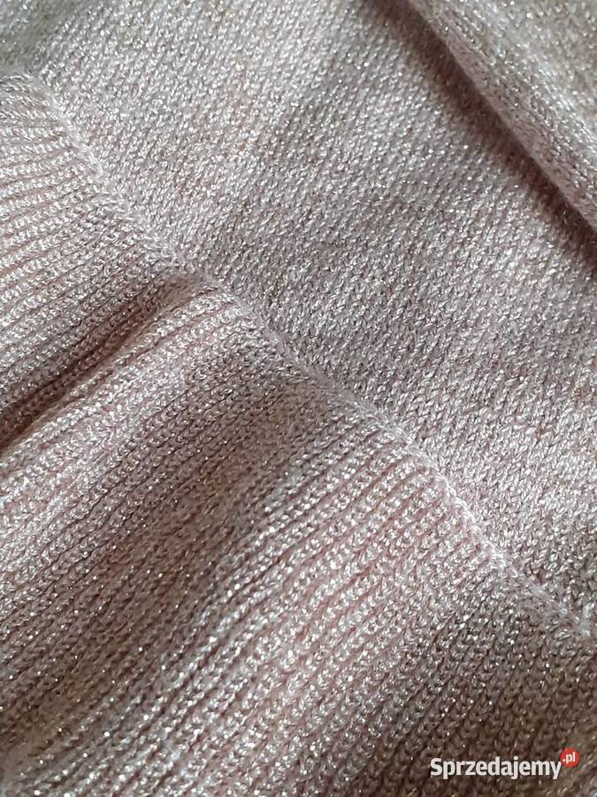 sweter pudrowy róż M Moda i Styl