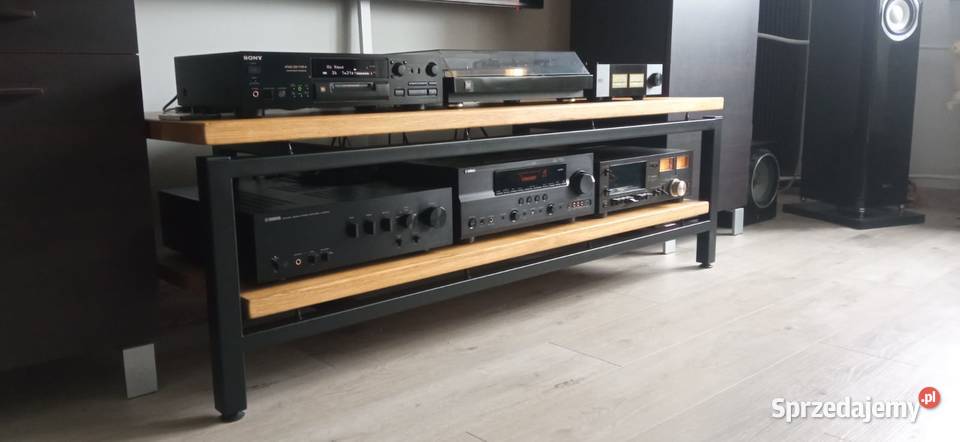 Stolik audio Hifi szafka Rtv ława dębowa pod 52cm RTV Sosnowiec