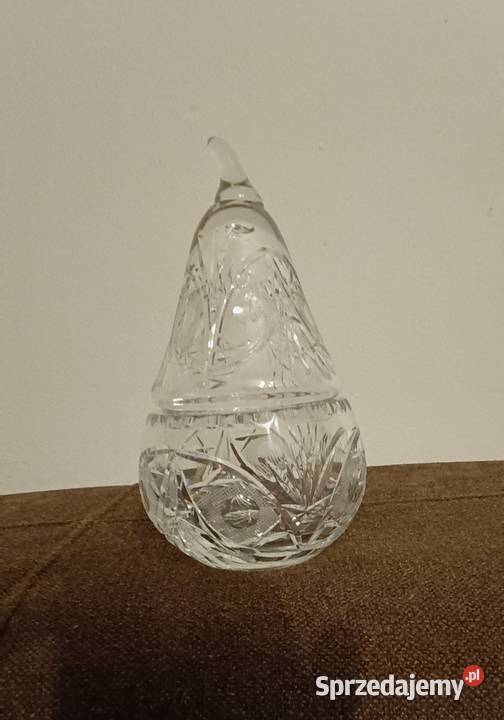 Kryształowa bombonierka gruszka Nowy Sącz