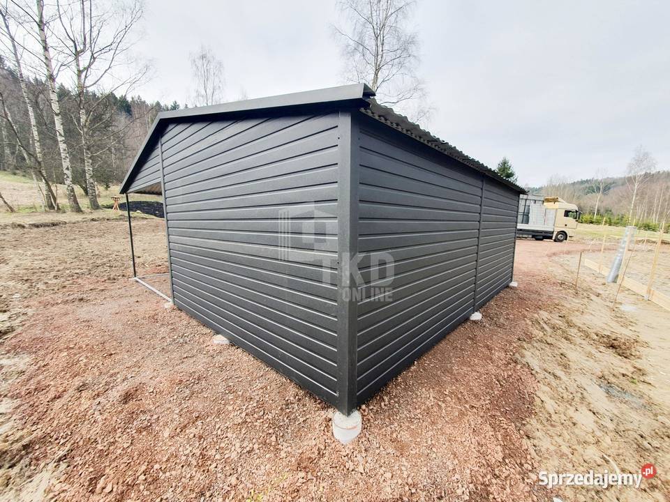 Garaż Blaszany 4x6 wiata 35x6 Brama uchylna Koszalin