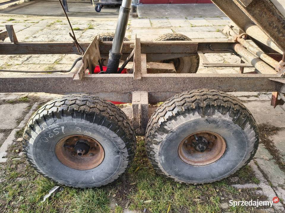 Przyczepa wywrotka 3 strona że Szwecji tandem Lubawa sprzedam
